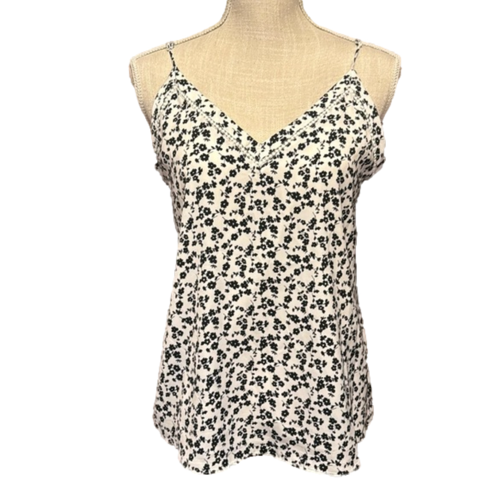 Express Lightweight Floral Spaghetti Strap Tank Size S NWT